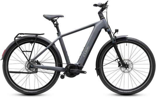 CUBE Touring Hybrid Deluxe SLX 800 slabgrey´n´chrome.