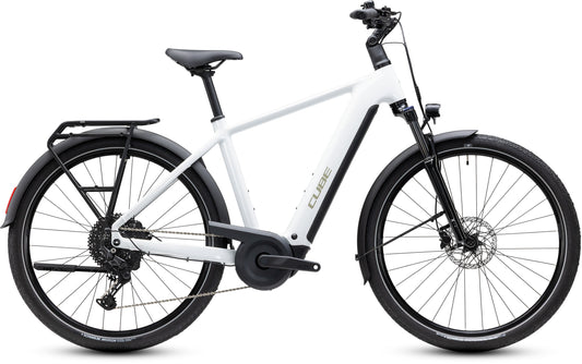 CUBE Touring Hybrid ONE 600 metallicwhite´n´chrome.