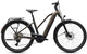 CUBE Touring Hybrid Pro 800 E-Bike in metallicumbra und black, Seitenansicht