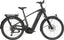 Cannondale Tesoro 1 HeadShok E-Bike in Schwarz, Seitenansicht mit Gepäckträger und Schutzblechen