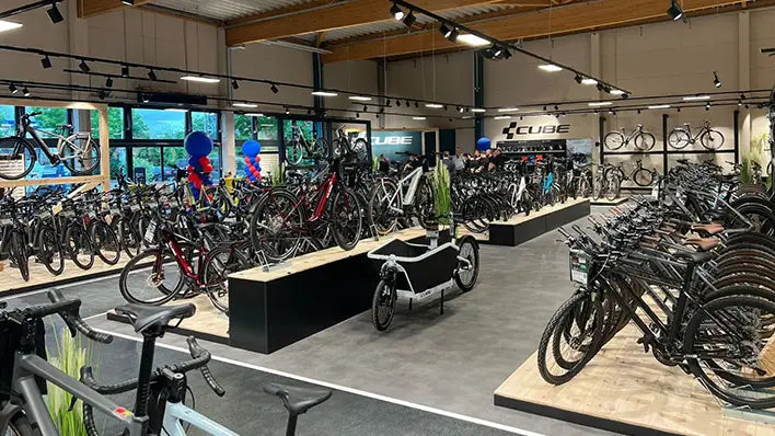 Der CUBE Store Lüneburg mit großer Auswahl Fahrräder und E-Bikes