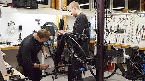 Fahrrad Werkstattservice im CUBE Store Lüneburg