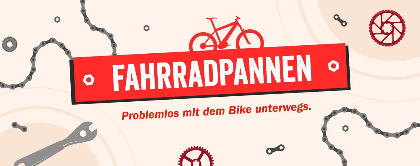 Die 4 häufigsten Fahrradpannen und wie du sie behebst - Im Fahrrad Blog vom BIKE Market bekommst du Hilfe