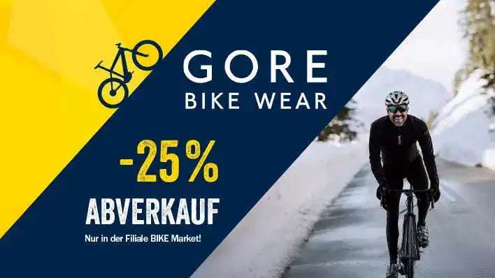Abverkauf der Marke Gore - nur im BIKE Market!