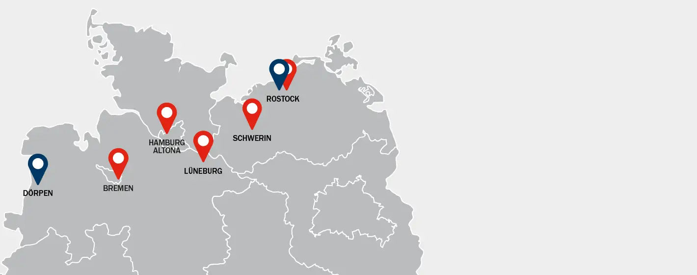 Standorte und Filialen der BIKE Market GmbH