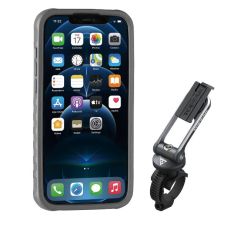 TOPEAK RideCase iPhone 12/12 Pro, Black/Gray, mit Halter (2021)