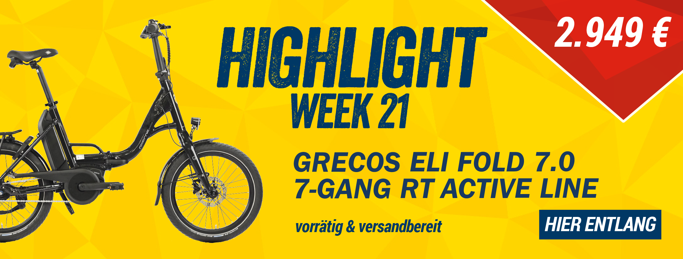 Highlight der Woche Grecos Eli Fold im Bike Market