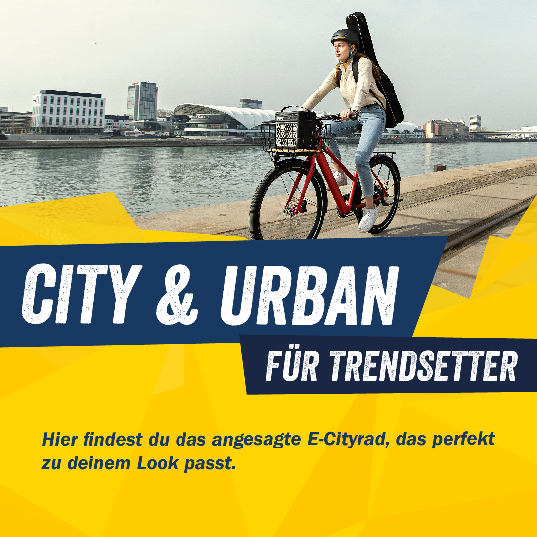 City & Urban E-Bikes im BIKE Market
